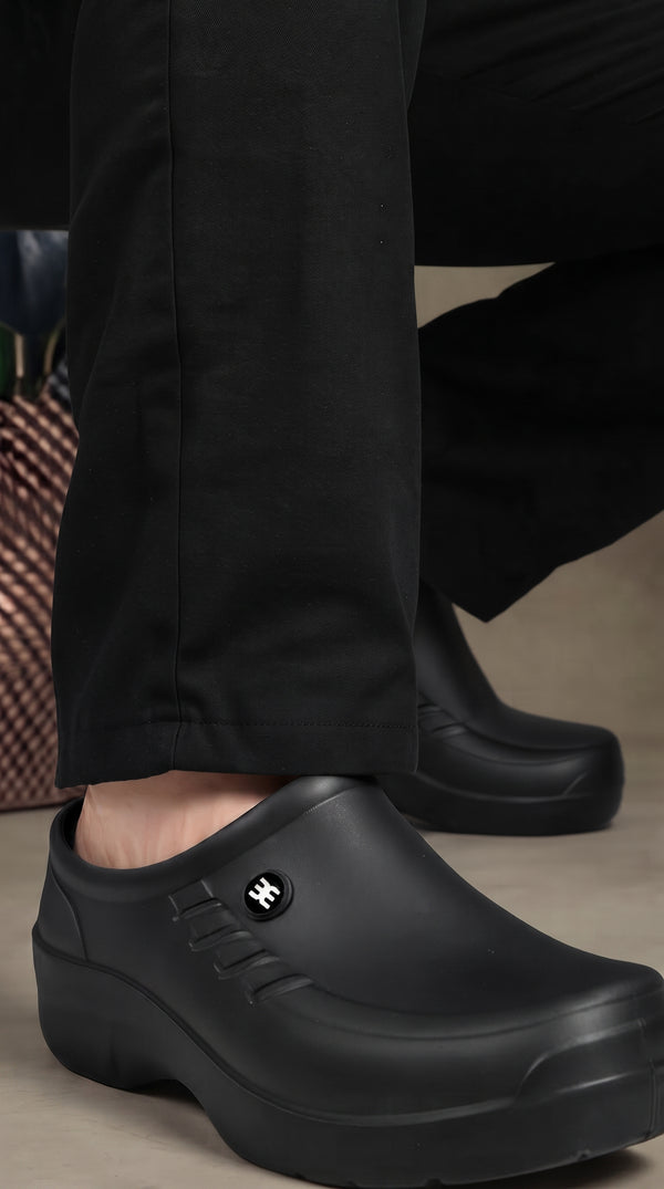 Pantalón Cargo Dril Bota Recta Unisex Negro | Jungle to Street