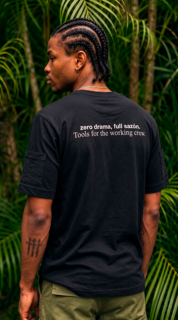 Camiseta T-Shirt Estampado Negra | Jungle to Street