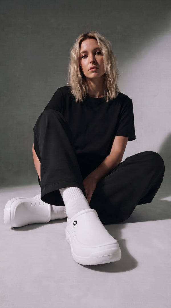 Calzado Evacol Sin Tira Blanco Unisex