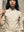 Chaqueta Chef Gabardina Unisex Manga 3/4 Beige