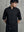 Chaqueta Chef Gabardina Manga 3/4 Negra Hombre | Concrete Kitchen