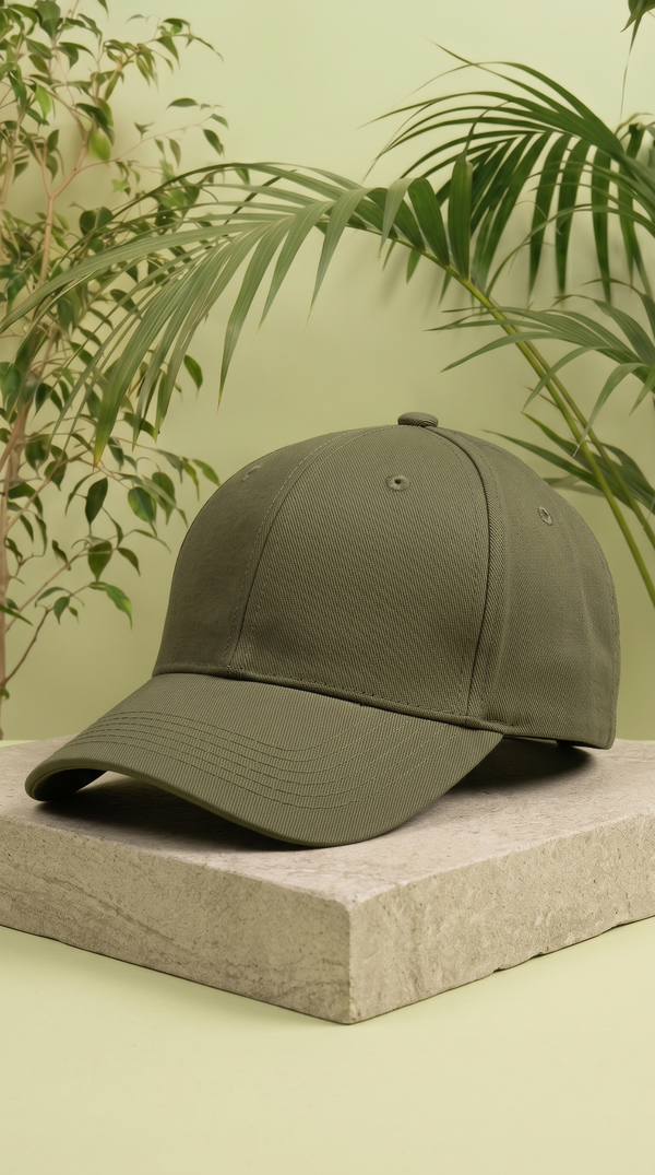 Cachucha Flex Sin Estampar Verde Oliva