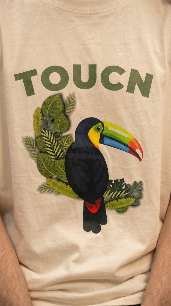 Camiseta T-Shirt Estampado Marfil | Jungle to Street