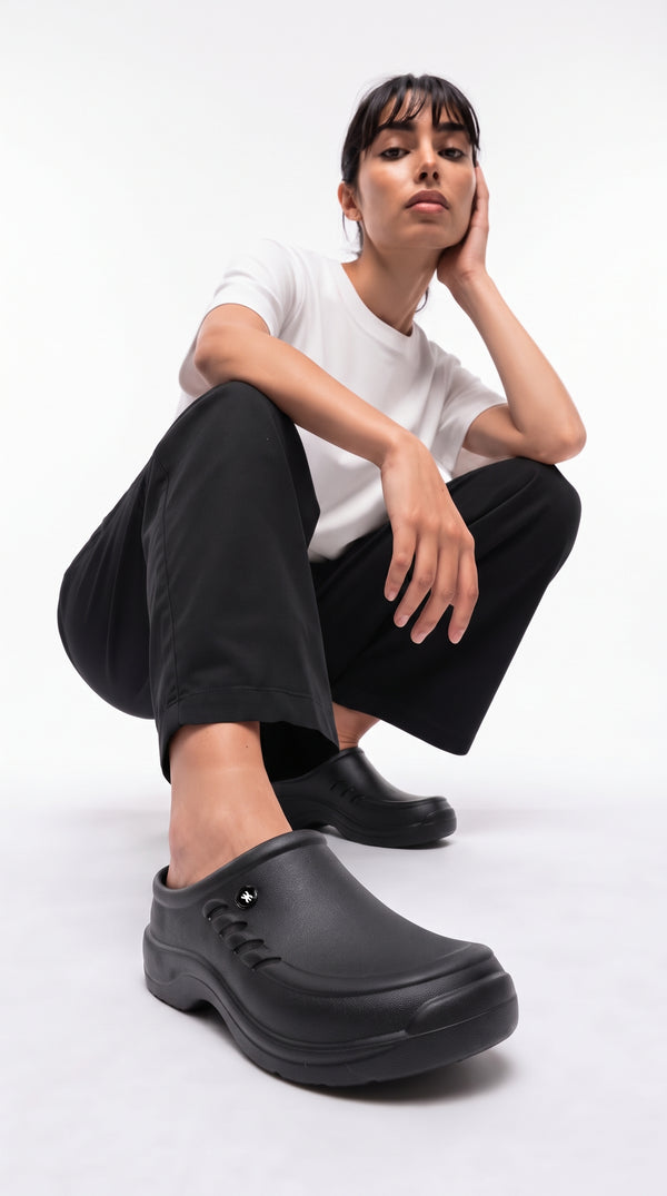 Calzado Evacol Sin Tira Negro Unisex