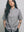 Camisa Chef Gabardina Manga Corta Gris Claro | Monochrom
