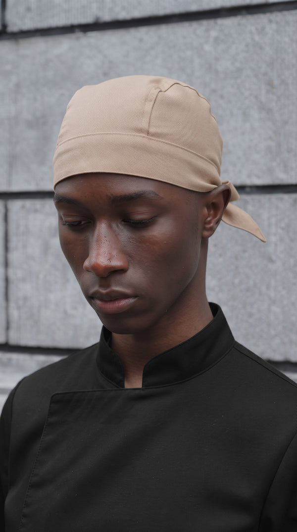 Cofia en Dril Unisex Beige