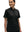 Camisa Chef Gabardina Manga Corta Negra | Monochrom