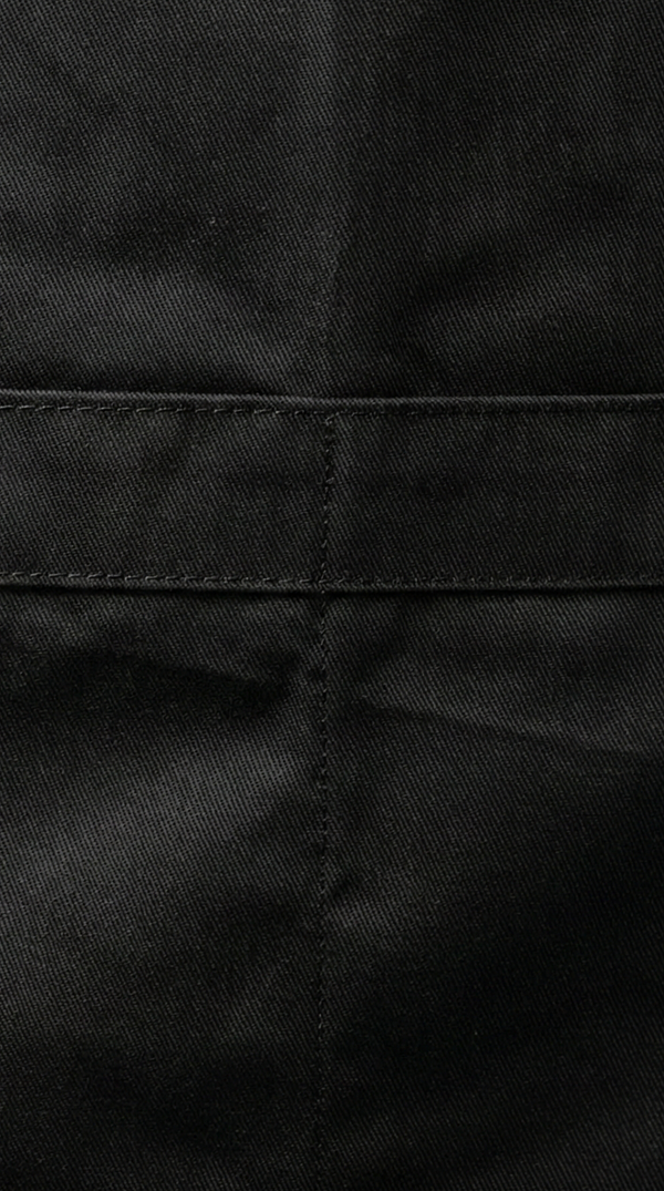 Delantal Peto en Dril Negro | Monochrom