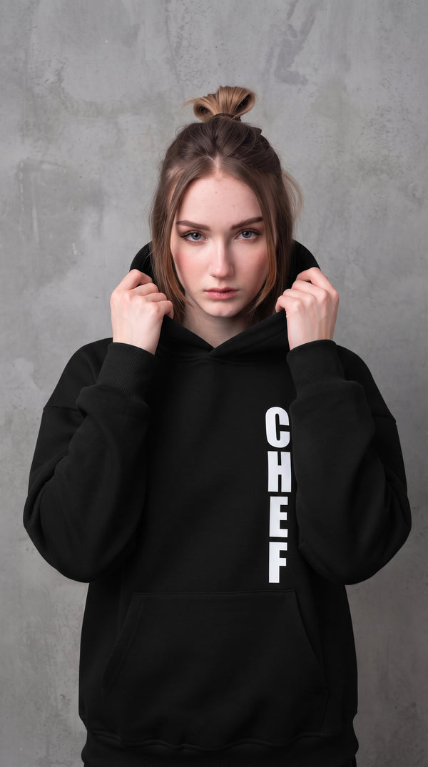 Hoodie Estampado Negro | Concrete Kitchen