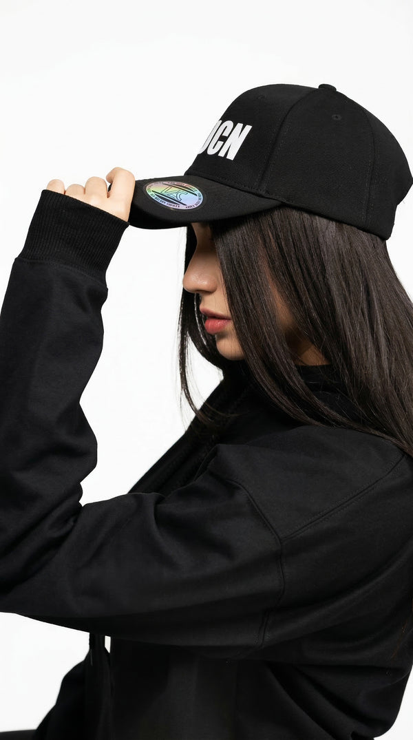 Hoodie Estampado Negro