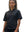 Chaqueta Chef Gabardina Manga Corta Negra Mujer