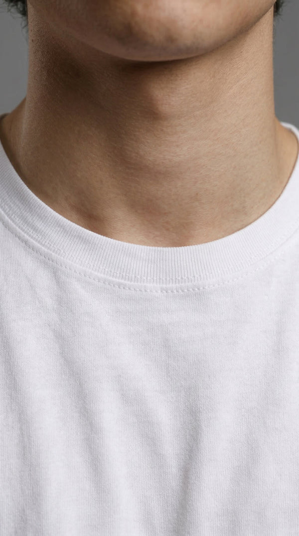 Camiseta T-Shirt Sin Estampado Blanca | Monochrom