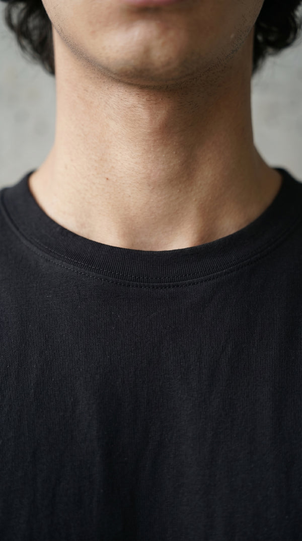 Camiseta T-Shirt Sin Estampado Negra | Concrete Kitchen