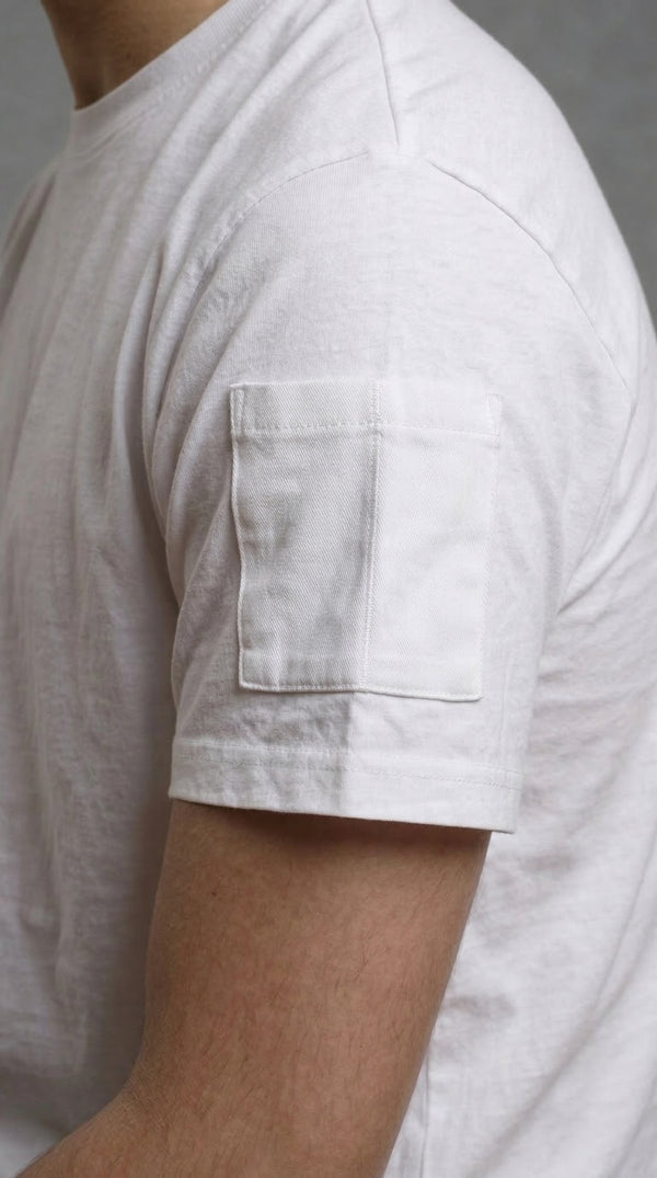 Camiseta T-Shirt Sin Estampado Blanca | Monochrom