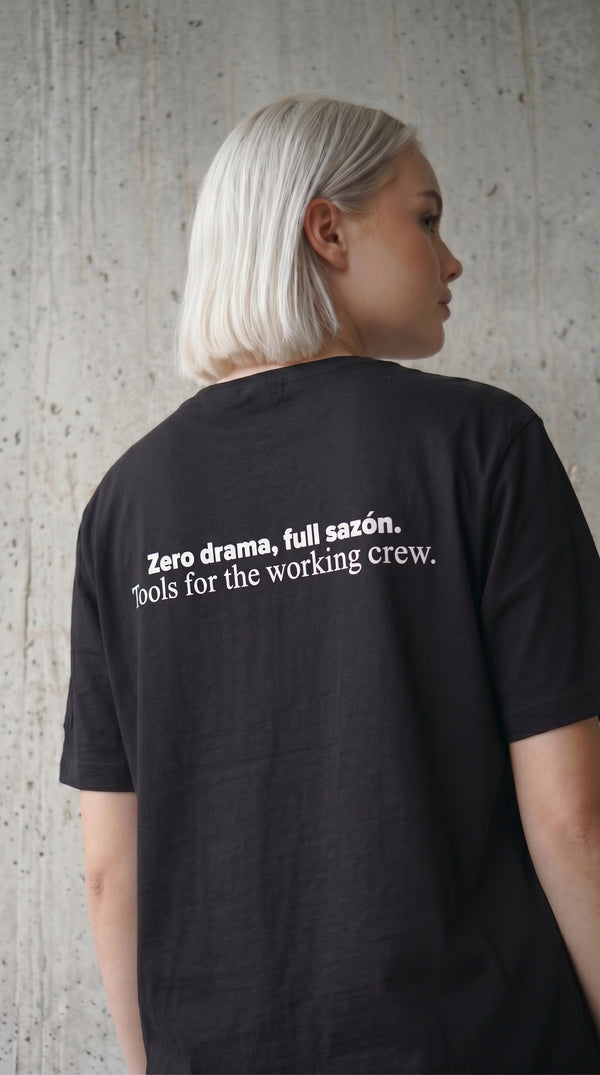 Camiseta T-Shirt Estampado Negra | Concrete Kitchen