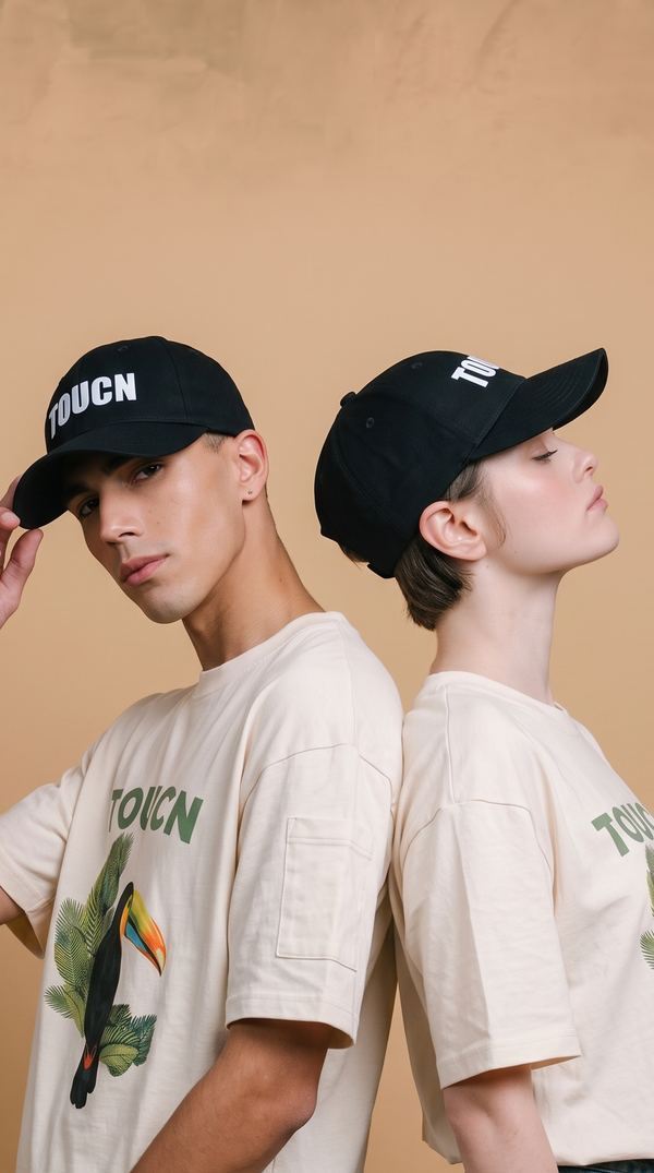 Cachucha Flex Estampada Negra