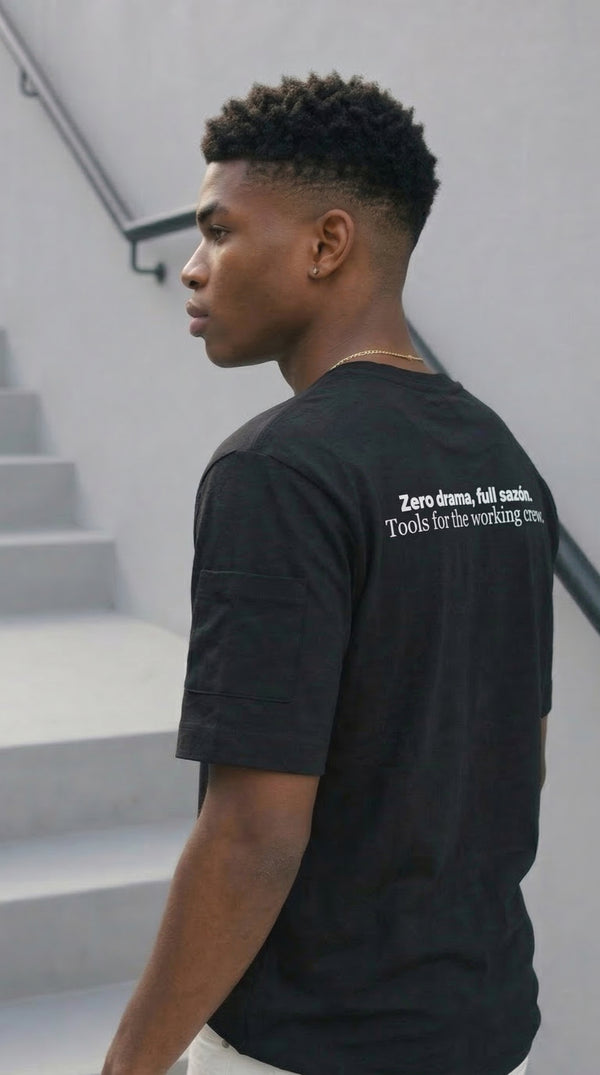 Camiseta T-Shirt Estampado Negra