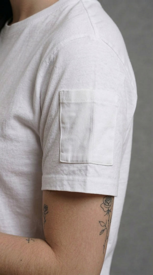 Camiseta T-Shirt Sin Estampado Blanca | Monochrom
