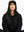 Hoodie Sin Estampado Negro
