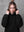 Hoodie SIn Estampado Negro | Concrete Kitchen