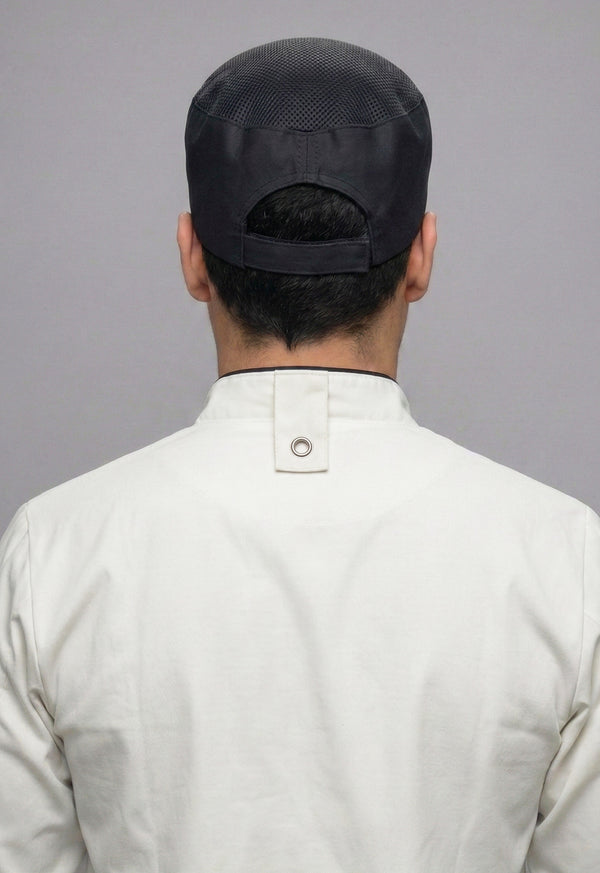 Boina en Dril Negra - Unisex