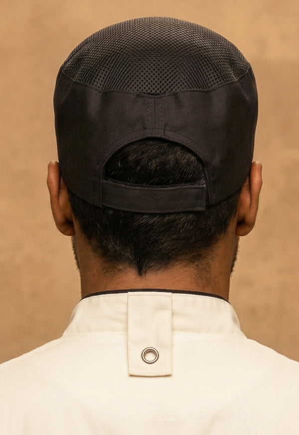 Boina en Dril Negra - Unisex