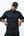 Camisa Chef Manga 3/4 en Gabardina Negra - Unisex
