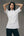Camisa Chef Manga Corta en Gabardina Blanca - Unisex 202