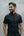 Camisa Chef Manga Corta en Gabardina Negra - Unisex