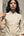 Chaqueta Chef Manga 3/4 en Gabardina Beige - Unisex 200