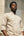 Chaqueta Chef Manga 3/4 en Gabardina Beige - Unisex 200