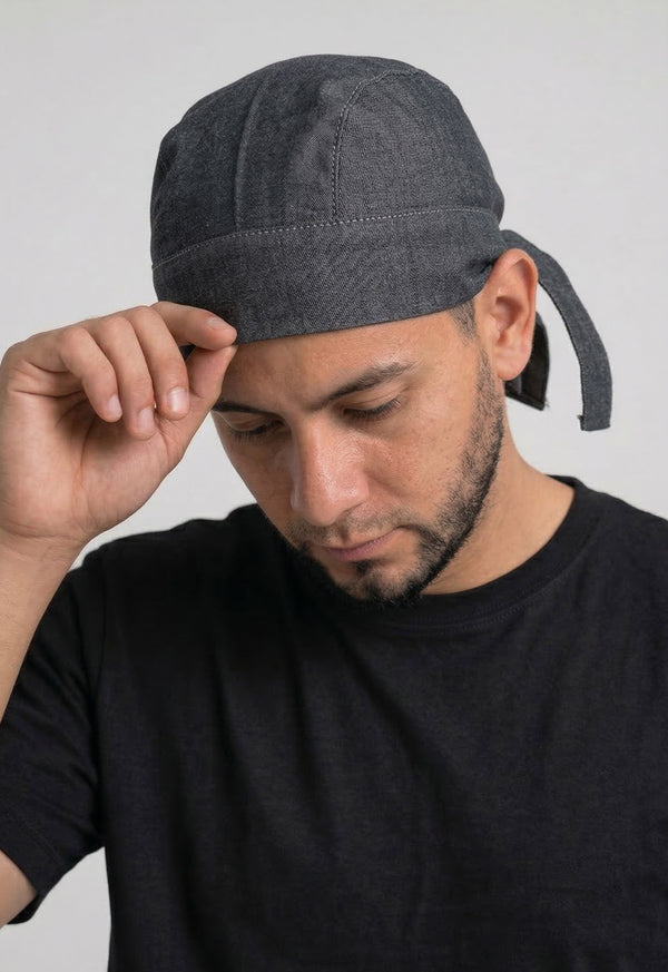 Cofia en Dril Gris - Unisex