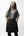 Delantal Media Cintura en Drill Negro - Unisex Concrete Kitchen