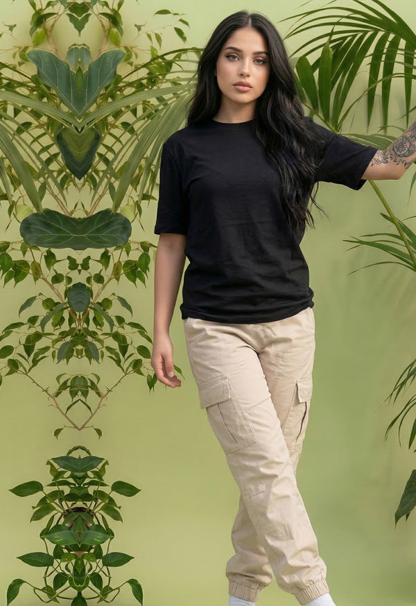 Pantalón Cargo en Drill Jogger Beige - Unisex