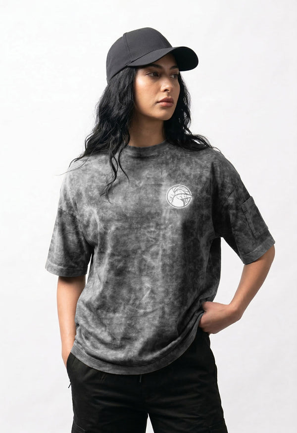 Camiseta T-Shirt Gris Jaspeado - Unisex