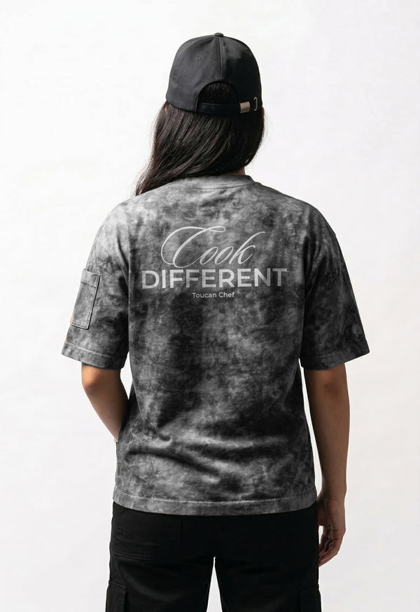 Camiseta T-Shirt Gris Jaspeado - Unisex
