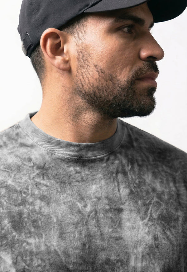 Camiseta T-Shirt Gris Jaspeado - Unisex