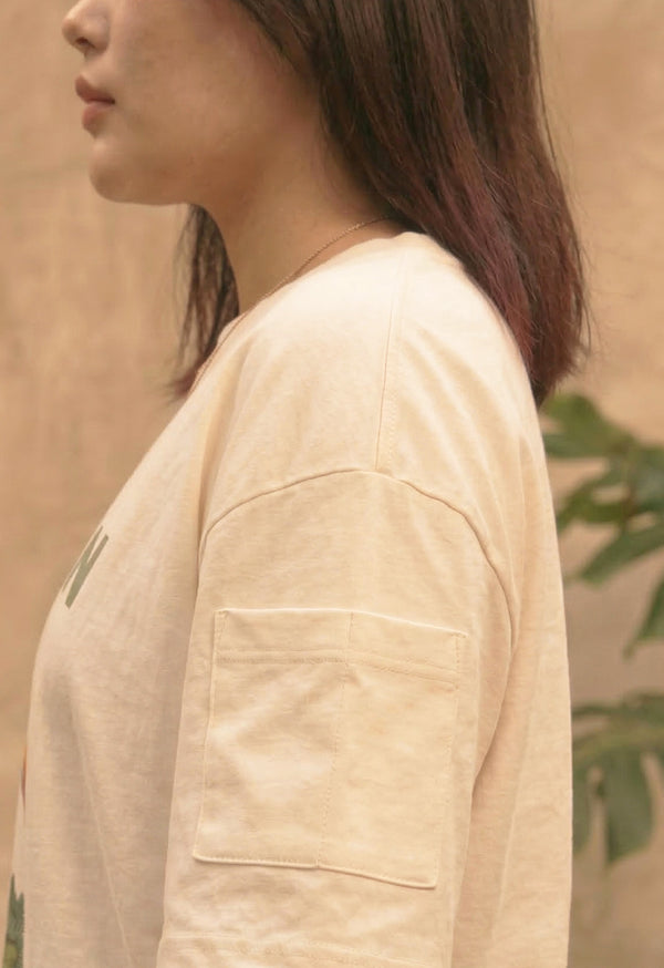 Camiseta T-Shirt Marfil - Unisex